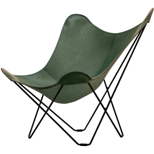 Cuero Pampa Mariposa Butterfly Chair Grass Green / Black
