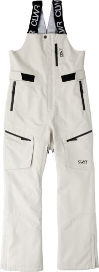 ColourWear Women's Slash Bib Pants Off White S