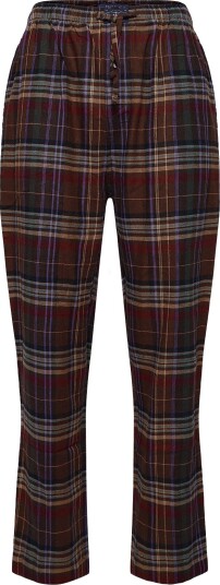 Polo Ralph Lauren Flannel Spn Slb   BROWN GREEN PLAID   M