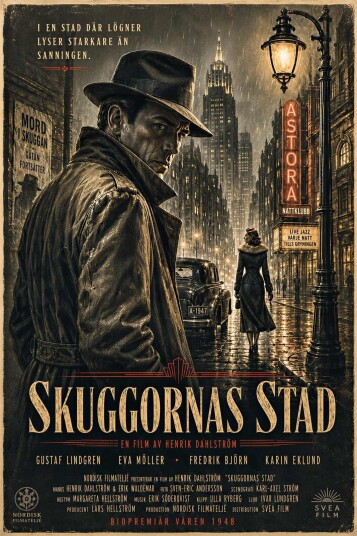 Plakat Skuggornas Stad