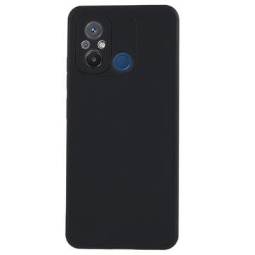 Xiaomi Redmi 12C Mot Fingeravtrykk Matte TPU-deksel Svart