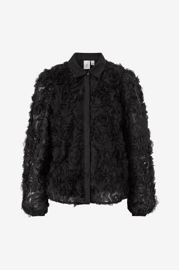 YAS Y.A.S Bluse yasRoso LS Shirt Svart YAS Y.A.S Bluse yasRoso LS Shirt Svart