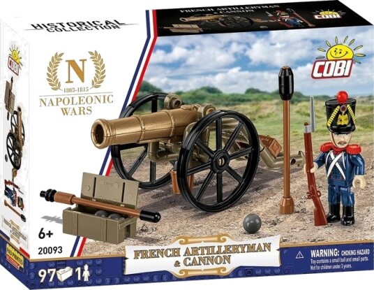 Cobi Fransk Artillerist Byggesett 6+ År 97 Deler