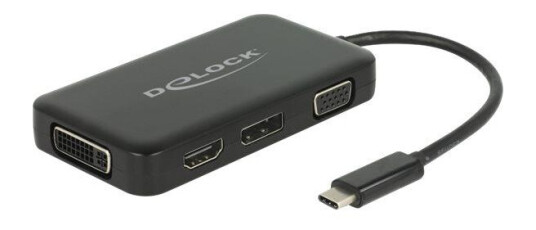 Delock ekstern videoadapter - svart