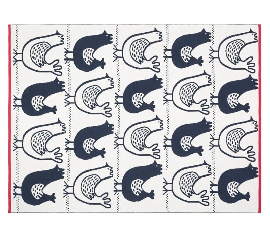 Organisk bomullsteppe 100 x 135 cm. Kylling