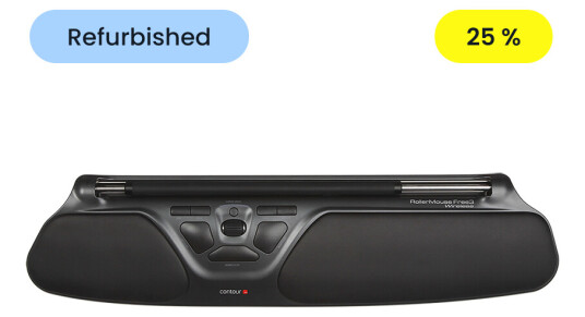 Contour Design RollerMouse Free3 Wireless - Refurbished Contour Design RollerMouse Free3 Wireless - Refurbished