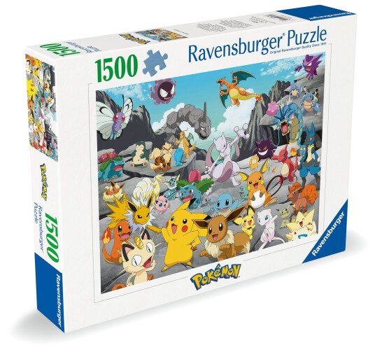 Ravensburger - Puzzle Pokémon Classics 1500p 12000726 Ravensburger - Puzzle Pokémon Classics 1500p 12000726