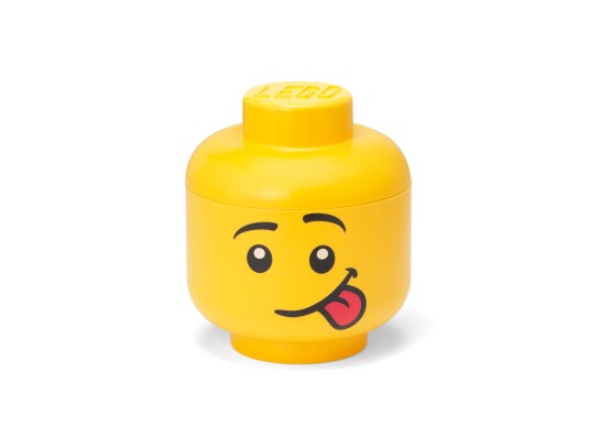 LEGO liten oppbevaringsboks tøysete hode