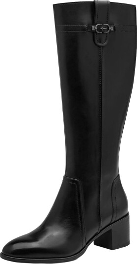 Tamaris Women Boots BLACK LEATHER 36 Tamaris Women Boots BLACK LEATHER 36