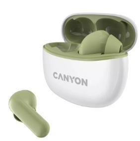 CANYON Bluetooth Headset TWS-5 In-Ear/Stereo/BT5.3 green retail CANYON Bluetooth Headset TWS-5 In-Ear/Stereo/BT5.3 green retail