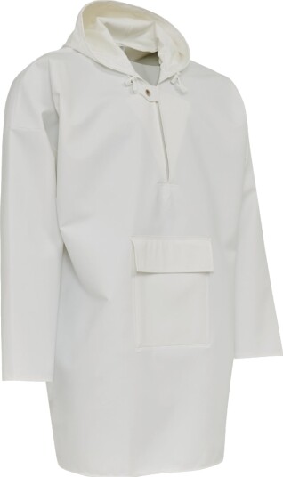 Elka Regnanorakk Pvc Lang Hvit 4XL