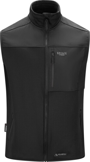Brynje Unisex Polar Fleece Vest Black S Brynje Unisex Polar Fleece Vest Black S