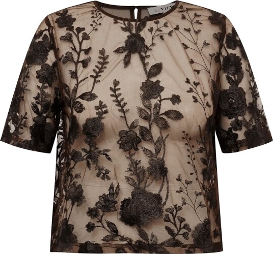 A View Fuschia Blouse Brown 34 A View Fuschia Blouse Brown 34