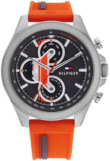 Tommy Hilfiger Herreklokke 1792084 Clark Grå/Gummi Ø46 mm