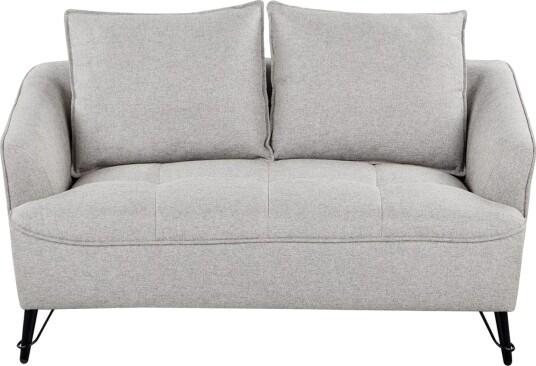 2 sitssoffa Beliani Hobro Brun Svart Grey Grå