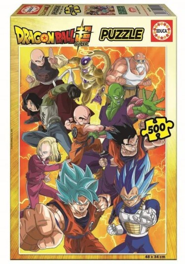 Educa Borras Dragon Ball Super Puslespill 500 Brikker Multicolor