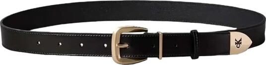 Calvin Klein Hw End Tip Buckle Belt 30Mm   Black   100