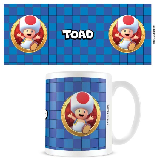 Pyramid International - Mug Super Mario Toad 3D Port - White Pyramid International - Mug Super Mario Toad 3D Port - White