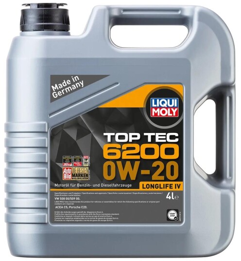 Motorolje LIQUI MOLY TOP TEC 6200 0W20 4L