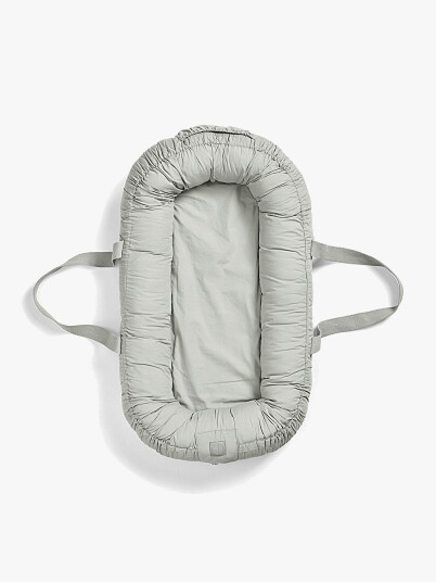 Elodie Details Babynest med bærehåndtak- Mineral Green