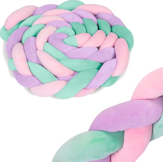 Sengetrekk Ricokids 3m   Mint Rosa og Lilla