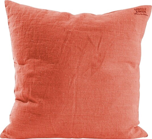 Lovely Linen Putetrekk Lovely i vasket lin Orange