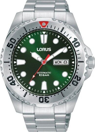 Lorus Herreklokke RL475BX9 Sport Grønn/Stål Ø44 mm Lorus Herreklokke RL475BX9 Sport Grønn/Stål Ø44 mm
