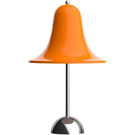 Verpan Pantop Bordlampe Bærbar Ø18 Krom / Vivid Orange Verpan Pantop Bordlampe Bærbar Ø18 Krom / Vivid Orange