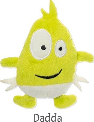 Babblarna | Babblarna språktrening Plysj - Bamse 12 cm Dadda