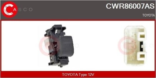 Bryter vindusheis CASCO CWR86007AS Bryter vindusheis CASCO CWR86007AS