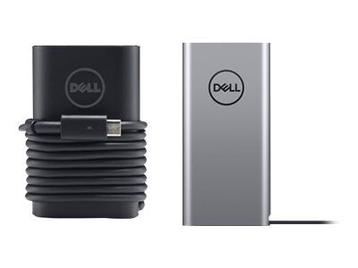 Dell PW7018LC - ekstern batteripakke / strømadapter - Li-Ion - 65 Wh - med Dell E5 65-Watt USB-C AC Adapter (Denmark) with 1