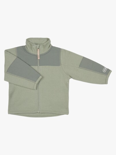 Voksi Fleecejakke Merinoull Misty Green 98 104