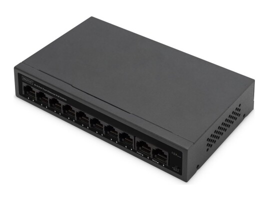 Digitus - Switch - Ieee 802.3Af, Ieee 802.3At - Ikke-Styrt - 8 X 10/100 (Poe+) + 2 X 10/100 - Stasjonær - Poe+ (60 W) Digitus - Switch - Ieee 802.3Af, Ieee 802.3At - Ikke-Styrt - 8 X 10/100 (Poe+) + 2 X 10/100 - Stasjonær - Poe+ (60 W)