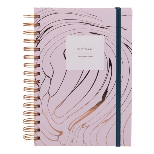 Whsmith Notatbok A5 M/Spiral Emerald Blush Whsmith Notatbok A5 M/Spiral Emerald Blush