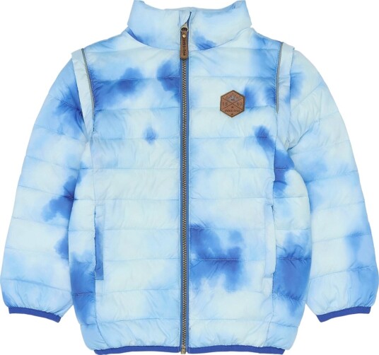 Mikk line Polstret Jakke/Vest 2 I 1 Strong Blue Mikk line 10 år (140) Dunjakke Blå Lyseblå