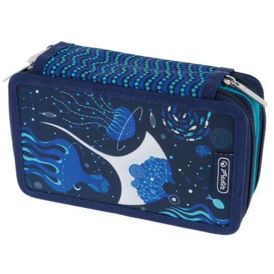 Herlitz TriCase Penal 19x11,5x7cm Deep Ocean