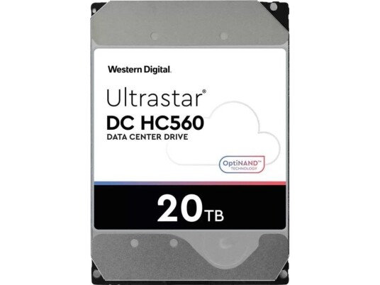 Wd Ultrastar Dc Hc560 - Harddisk - 20 Tb - Intern - 3,5" - Sata 6 Gb/S - 7200 Rpm - Buffer: 512 Mb Wd Ultrastar Dc Hc560 - Harddisk - 20 Tb - Intern - 3,5" - Sata 6 Gb/S - 7200 Rpm - Buffer: 512 Mb