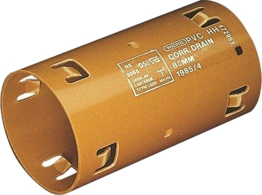 Wavin 92/80 Mm Pvc-Drænsamlemuffe
