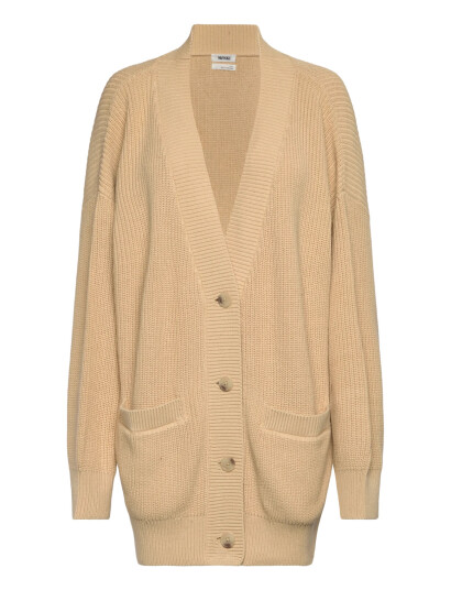 Monki Knitted Cardigan - Beige - M Monki Knitted Cardigan - Beige - M