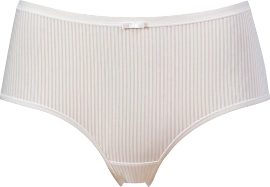 Trofe Sanna Striped Midi Brief Truser Hvit XX-Large Dame Trofe Sanna Striped Midi Brief Truser Hvit XX-Large Dame