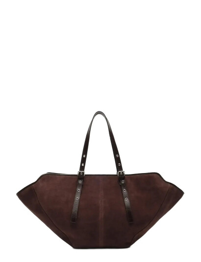 Nunoo Nora Suede Chocolate Brown ONE SIZE Nunoo Nora Suede Chocolate Brown ONE SIZE