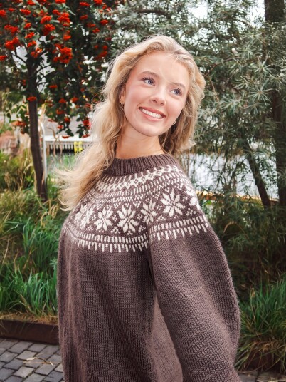 Garnius X Seltveit 621MS-49c Chunky Selbu Genser Wool