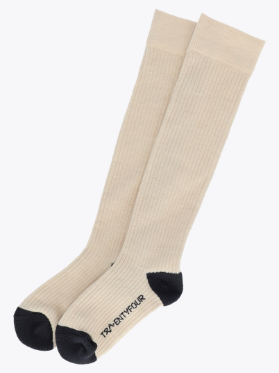 Twentyfour Aurora Nikkers Sokk Hvit 43 46