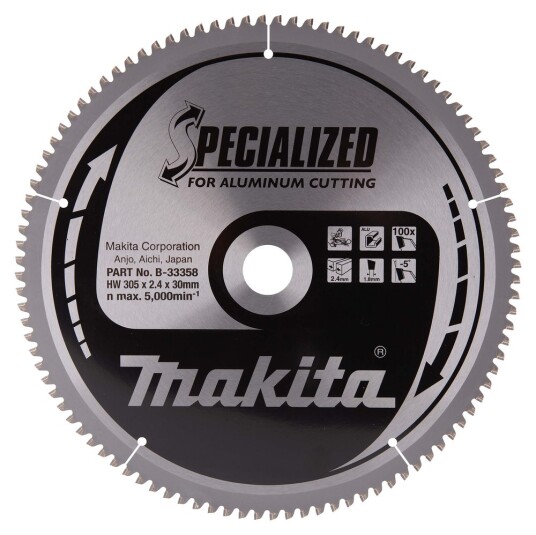 Makita B 33358 Sirkelsagblad 305x30x100T