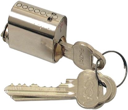 Assa 701 Låsesylinder LL3 Forniklet