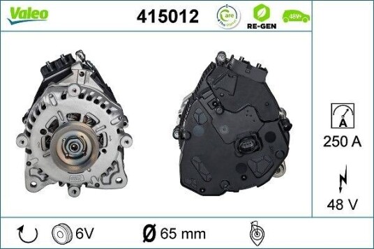 Startgenerator VALEO 415012