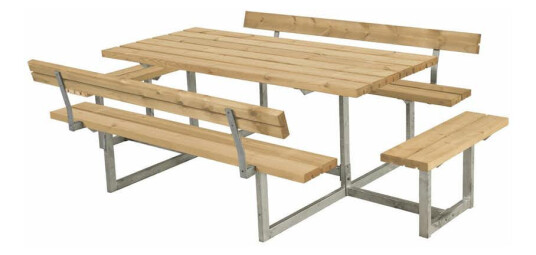 Piknikbord PLUS Basic med Påbygning 260 cm Piknikbord PLUS Basic med Påbygning 260 cm