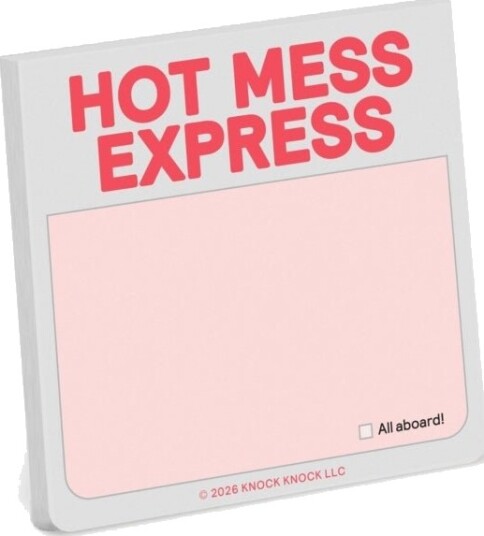 Hot Mess Express Sticky Note