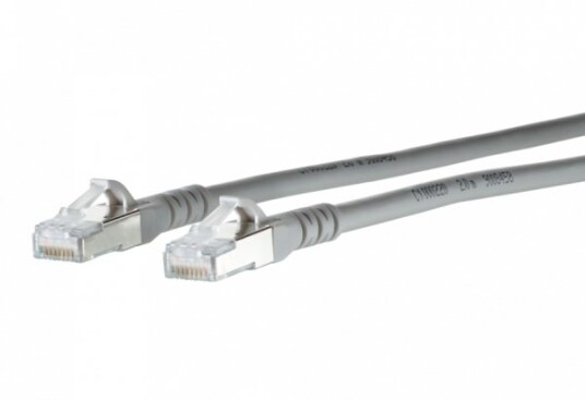 Metz Connect 13084G2033-E 2 M Cat6a S/Ftp S-Stp Rj-45 Rj-45 Grå