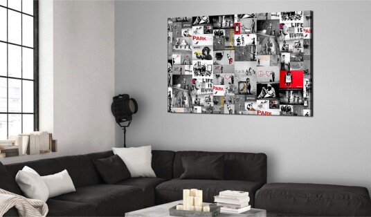 Tavle Street Art: Banksy 90X60 Artgeist sp. z o. o.
